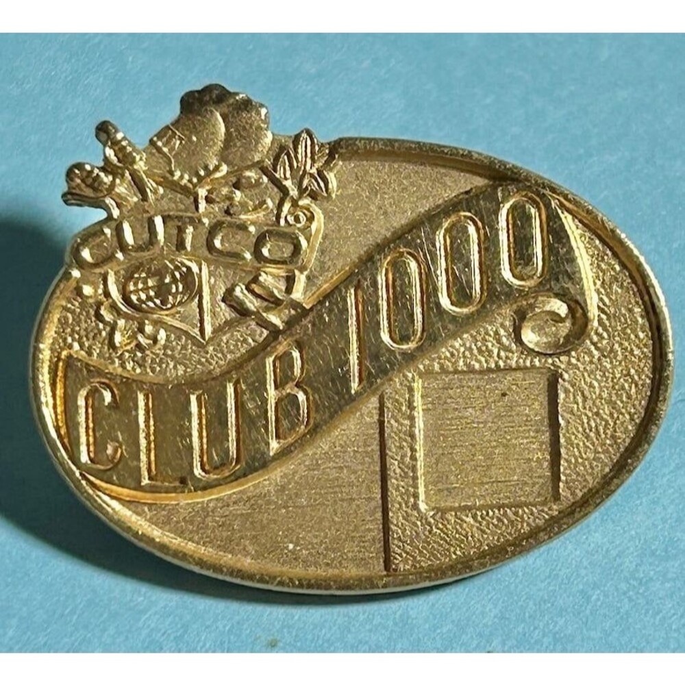 Cutco Cutlery ,Club 1000 24K GF Pin